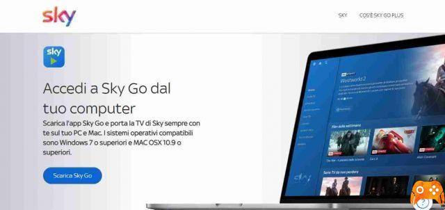 Come vedere Sky Go da computadora Windows e Mac