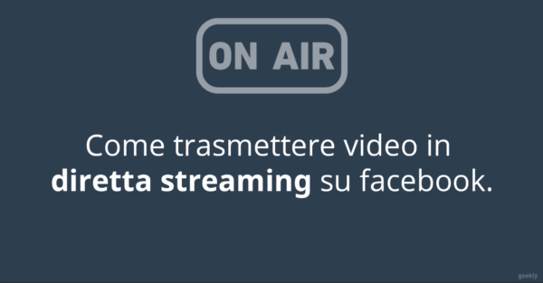 Como transmitir vídeo no Facebook
